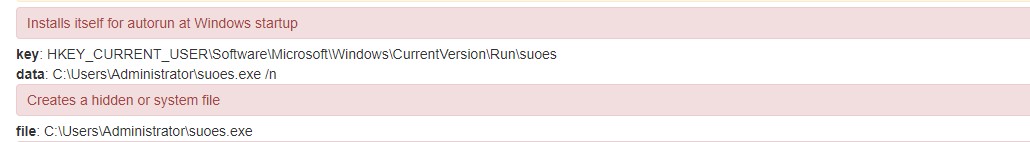 creation of autorun and hidden file