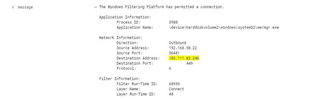 Event ID 5156 - 103.111.83.246