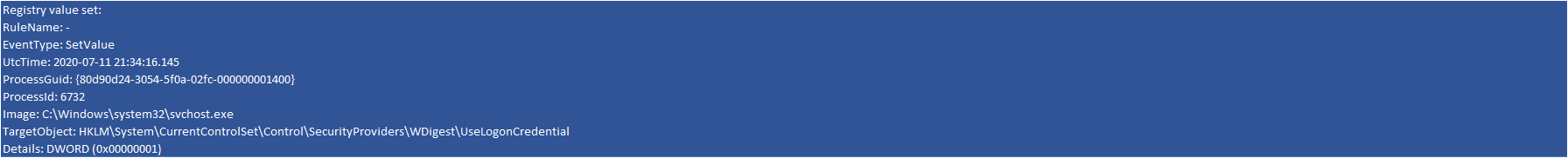 svchost - uselogoncredential
